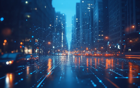 数字连接商业区