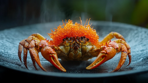 蒸毛蟹蟹肉蟹黄