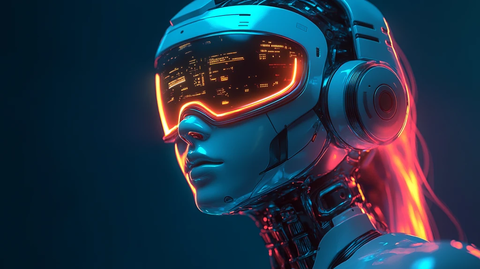 机器人头像女助手