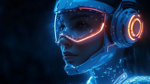 机器人头像女助手