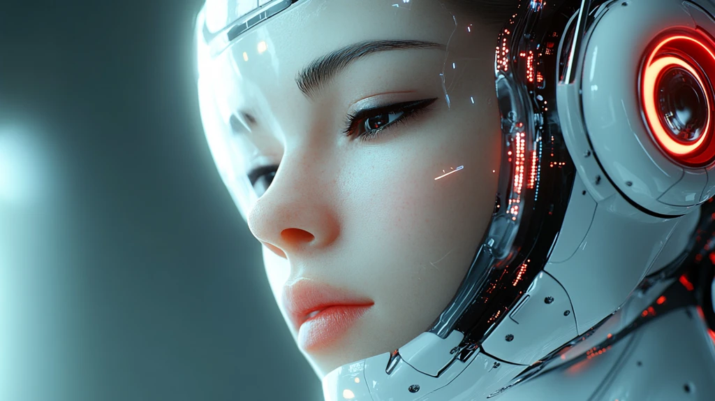 机器人头像女助手