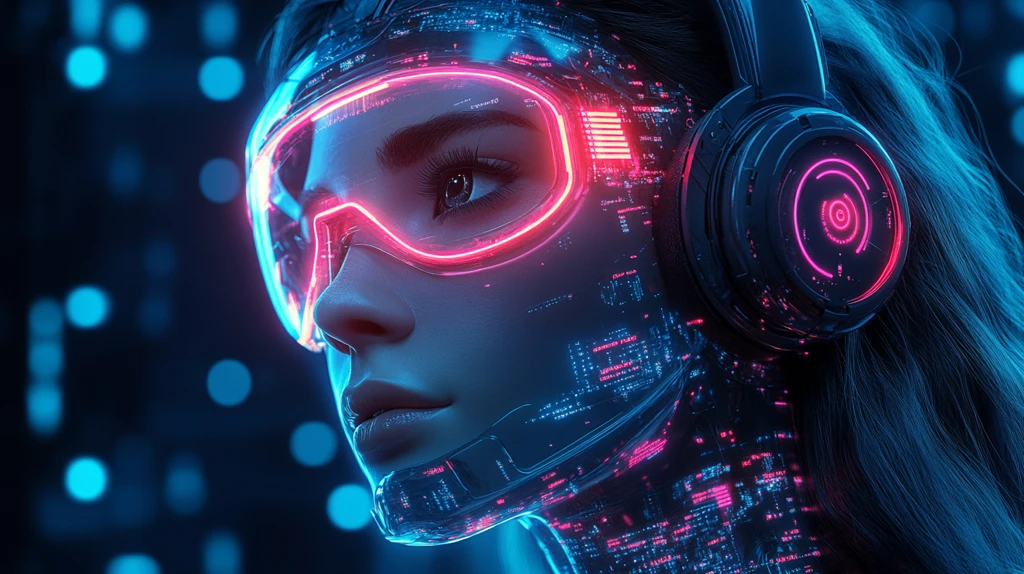 机器人头像女助手