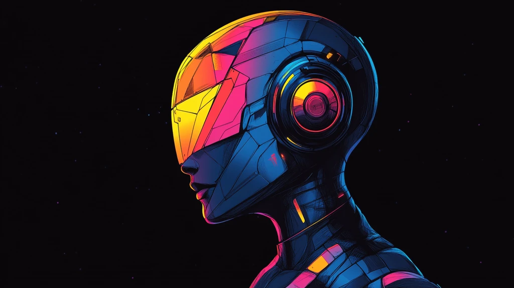 人形机器人线条