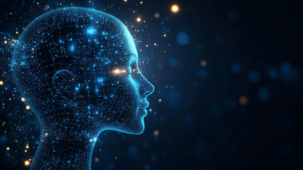 数字人类发光头像