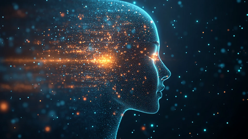 数字人类发光头像