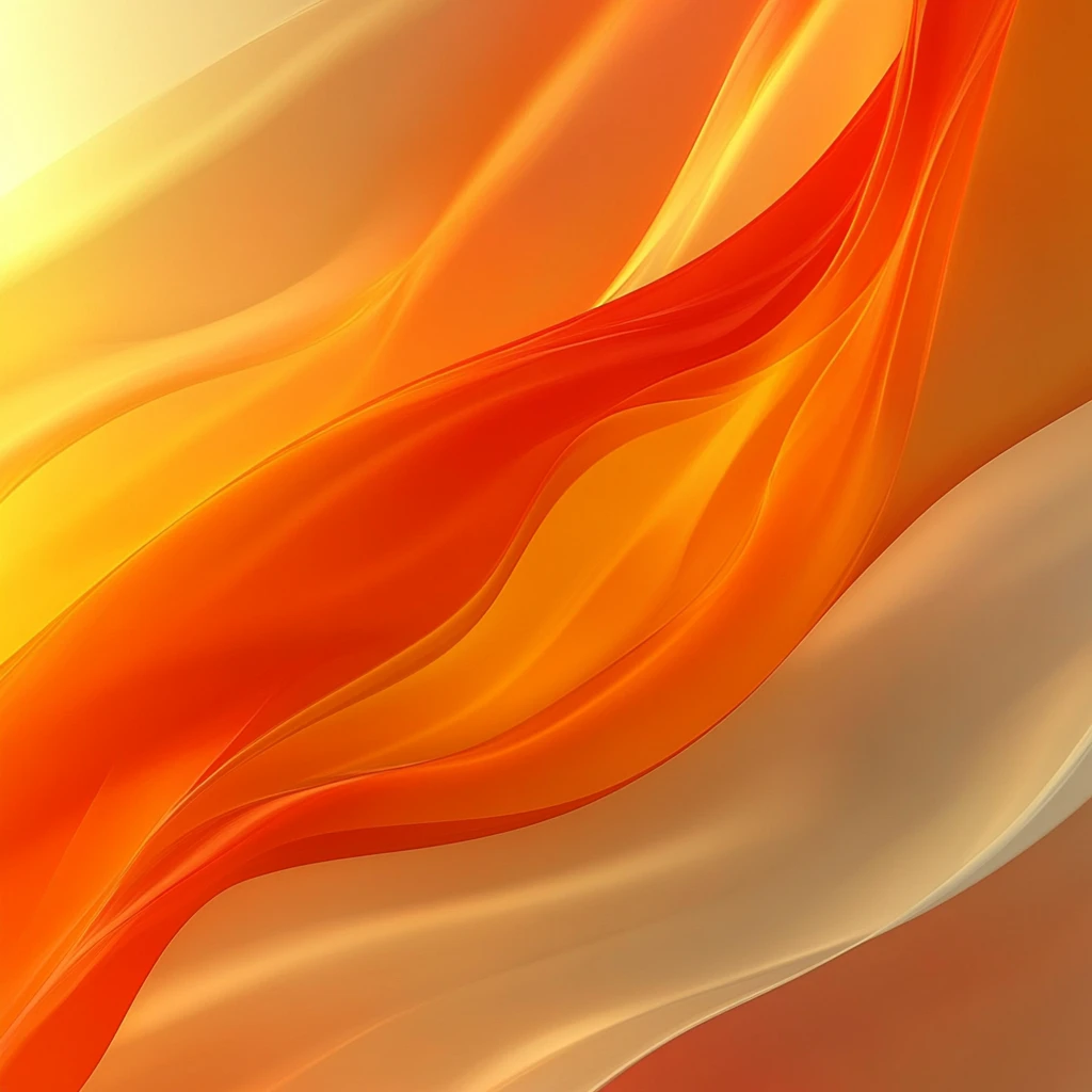 橙红色线条丝滑背景