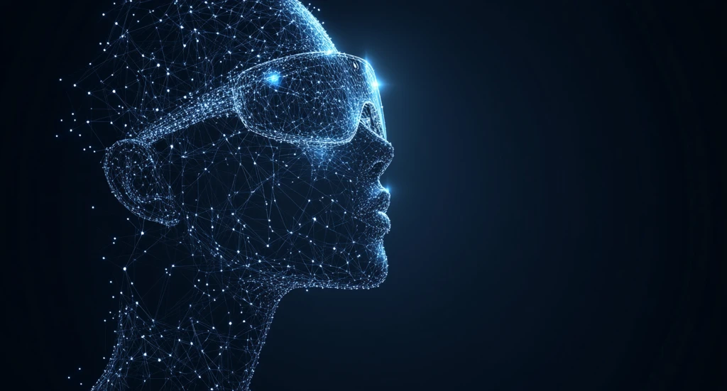 虚拟现实低多边形头像