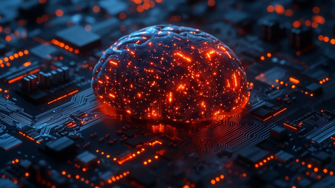 数字人头像电路板