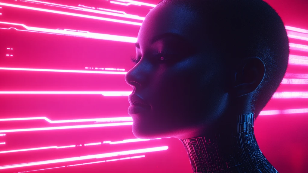 数字人头像电路板