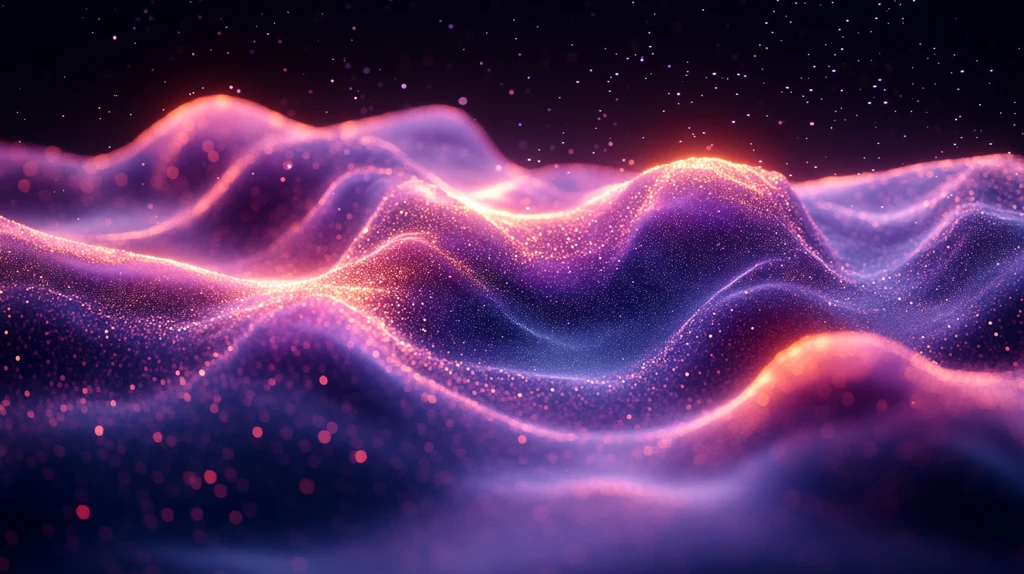 紫色蓝色数据线条