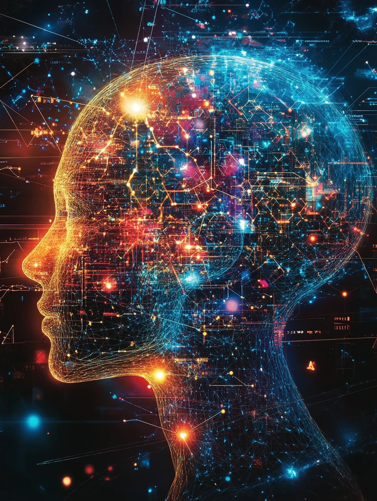 人脑神经网络图