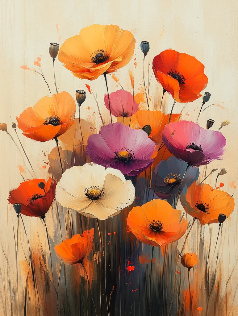 风信子多彩花束