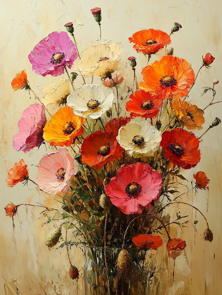 风信子多彩花束