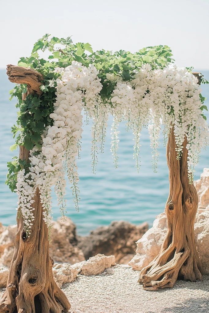 白紫藤飘逸入框