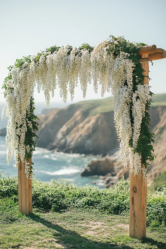 白紫藤飘逸入框