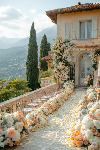 浪漫花语婚礼晨光