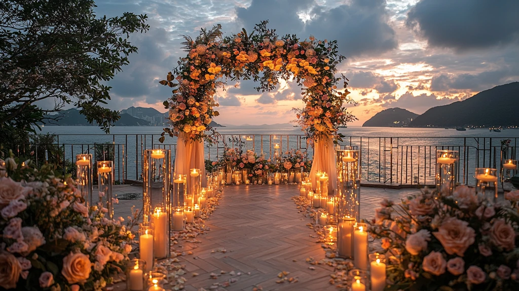 梦幻婚礼花艺拱门