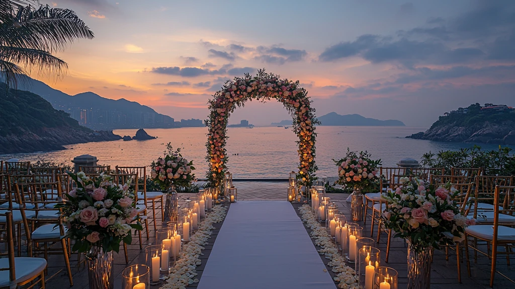 梦幻婚礼花艺拱门