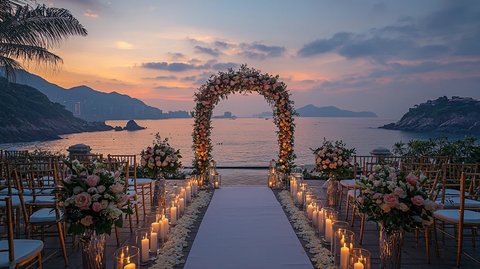 梦幻婚礼花艺拱门