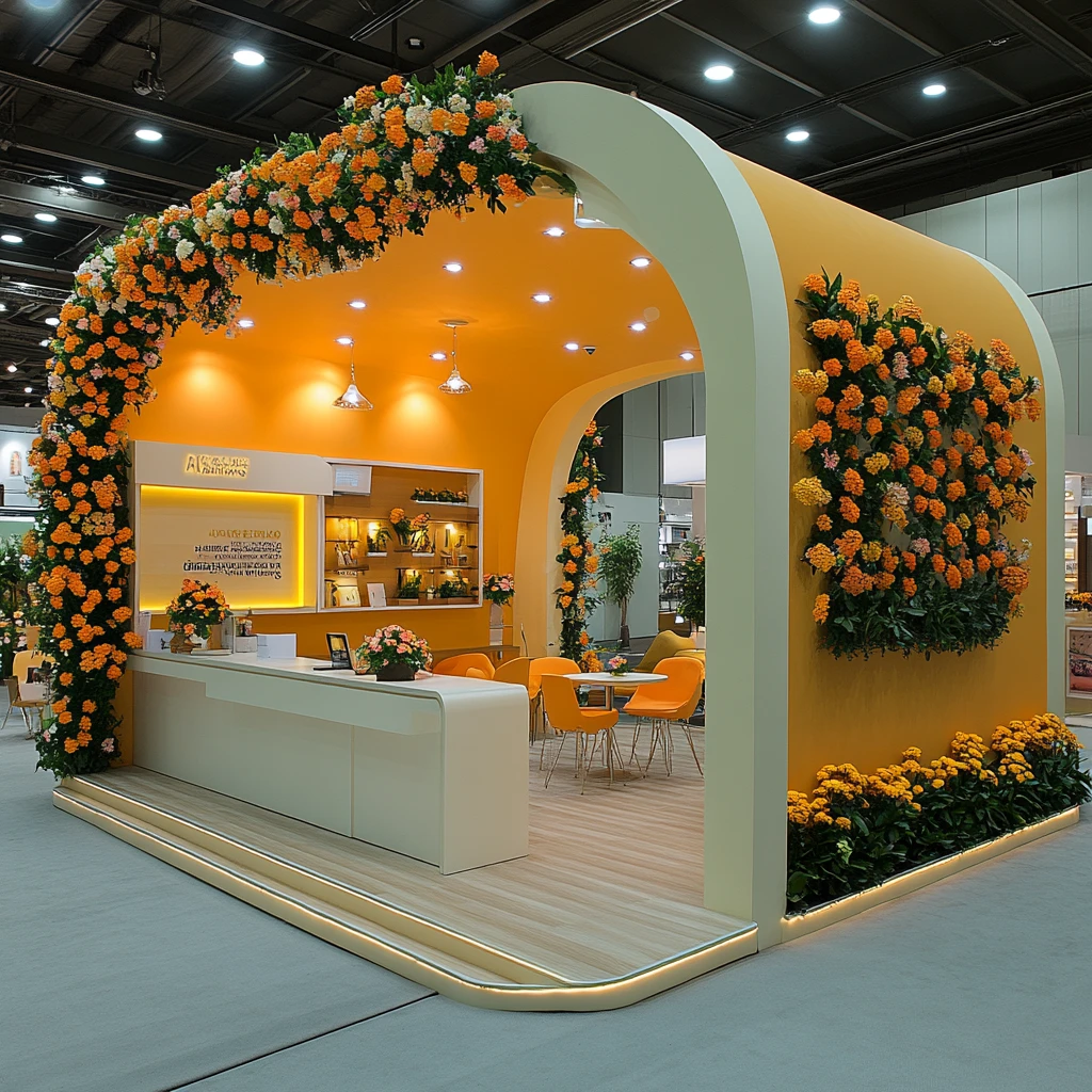 花拱邀请展台