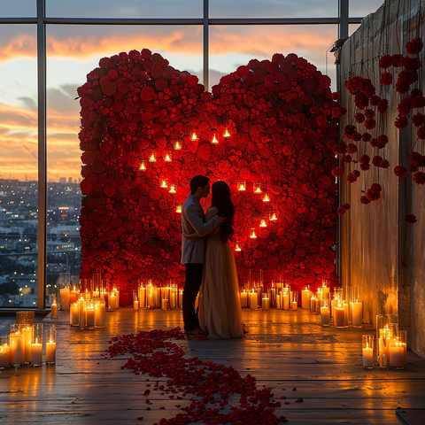 红花海路花烛心