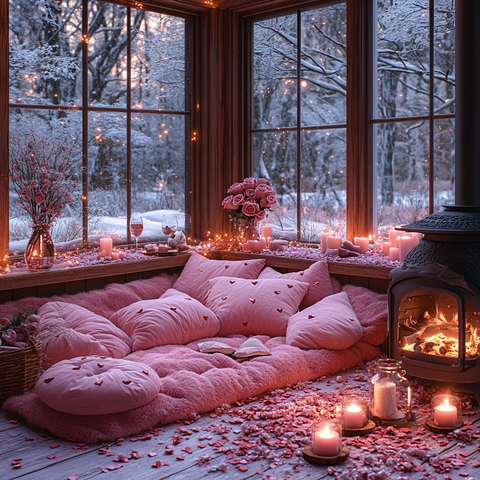 情人节温馨房间