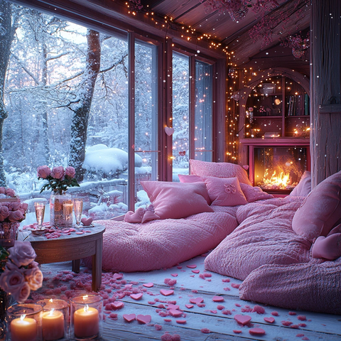 情人节温馨房间