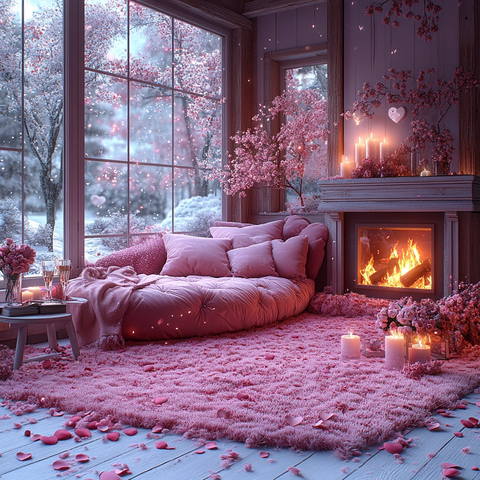 情人节温馨房间