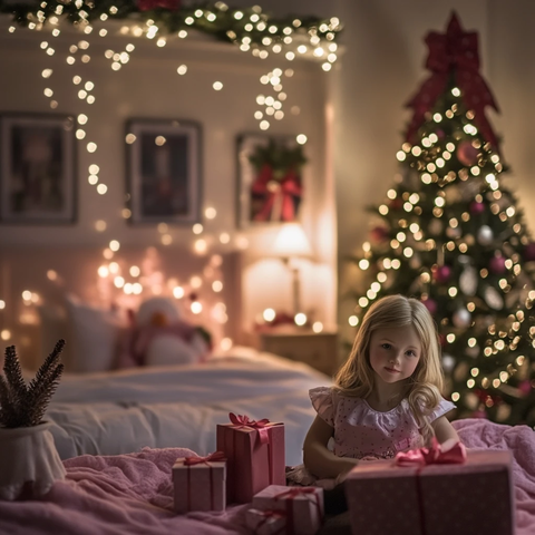 圣诞女孩房间全景