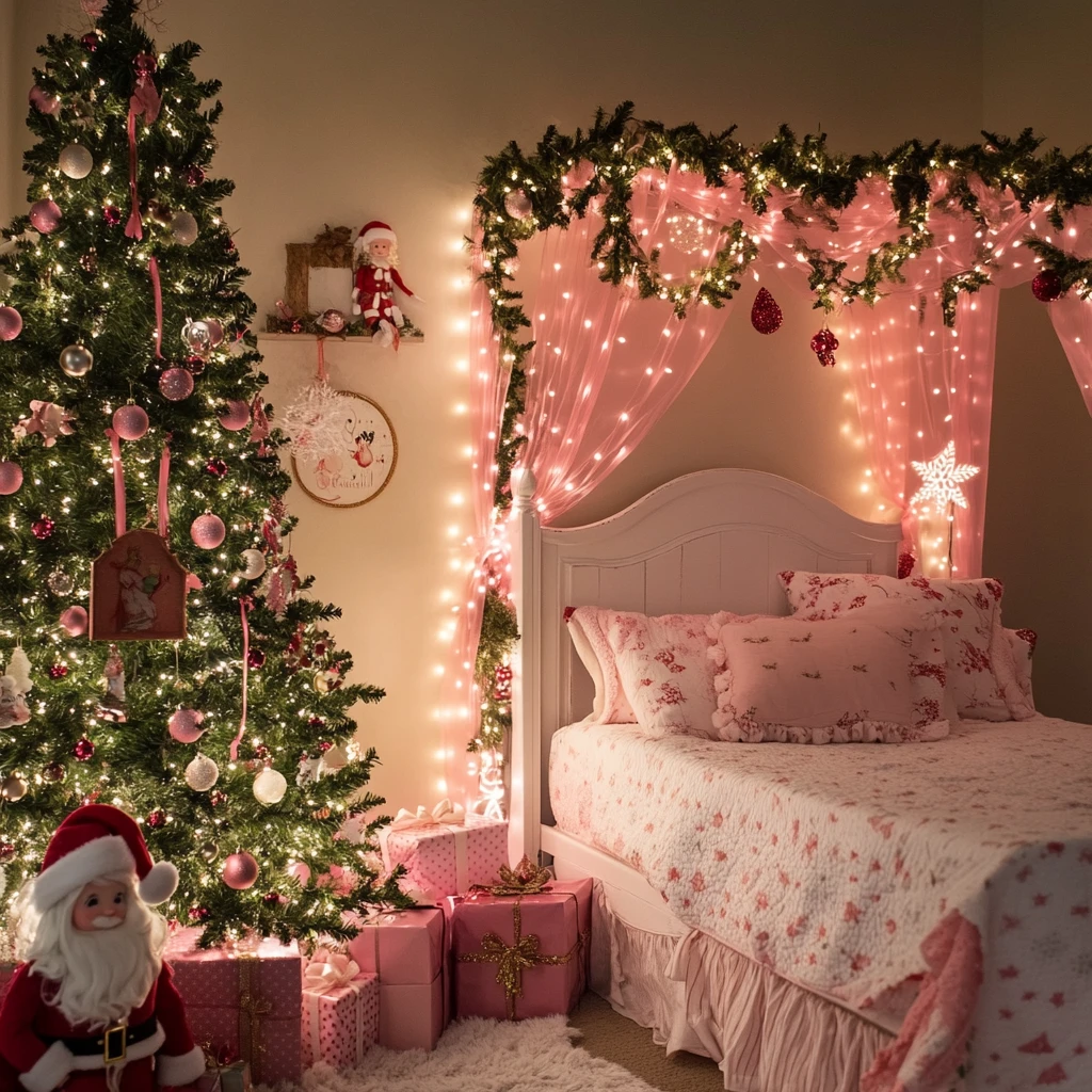 圣诞女孩房间全景