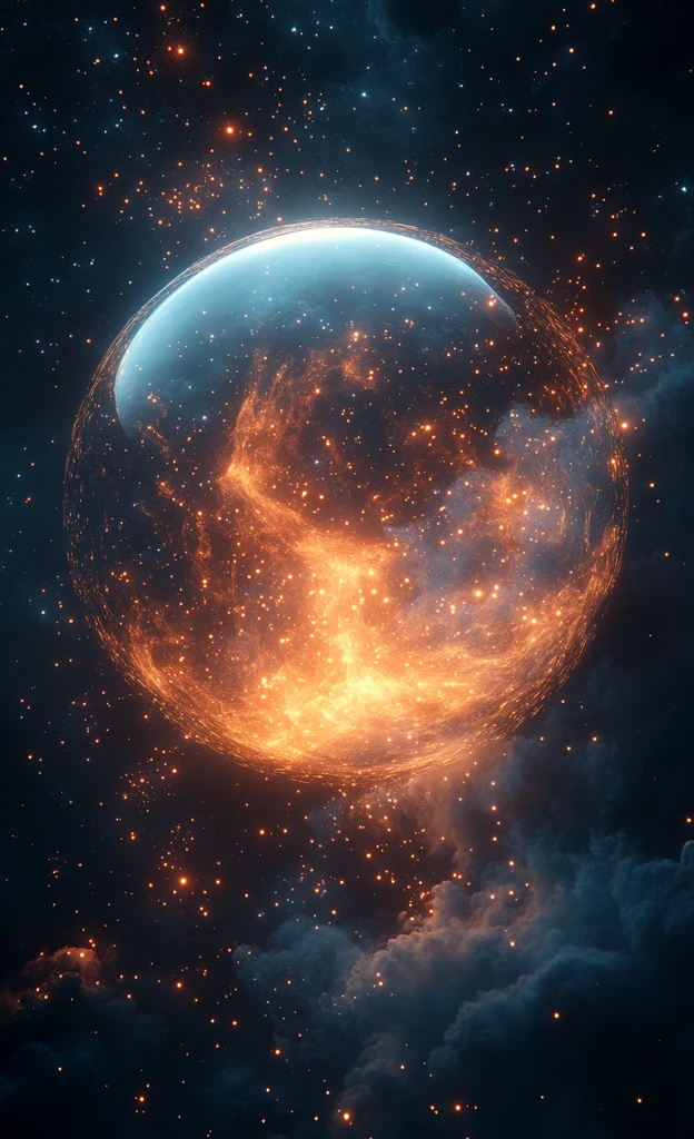 气泡星球发光图