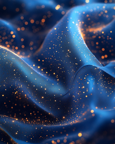 蓝金渐变流线背景