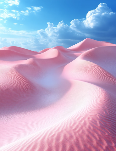 粉沙蓝天留白设计