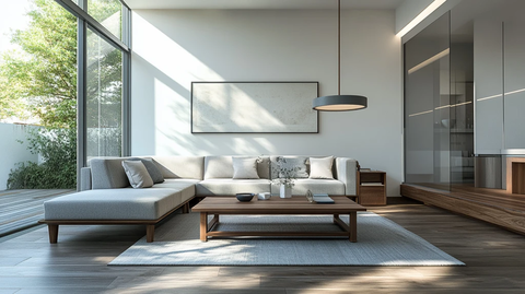 大气客厅落地门窗场景