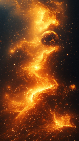 光粒宇宙地球太阳