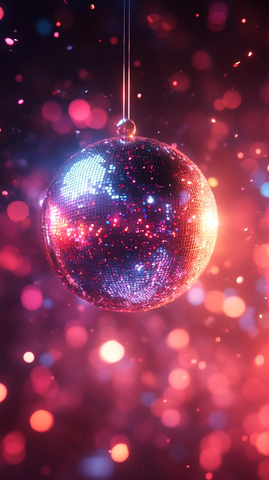 镜球激光舞蹈派对