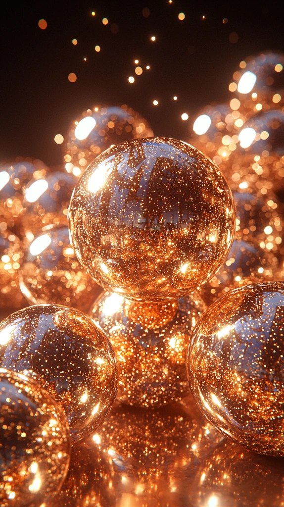 金色复古迪斯科球