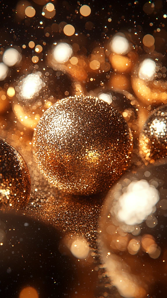 金色复古迪斯科球