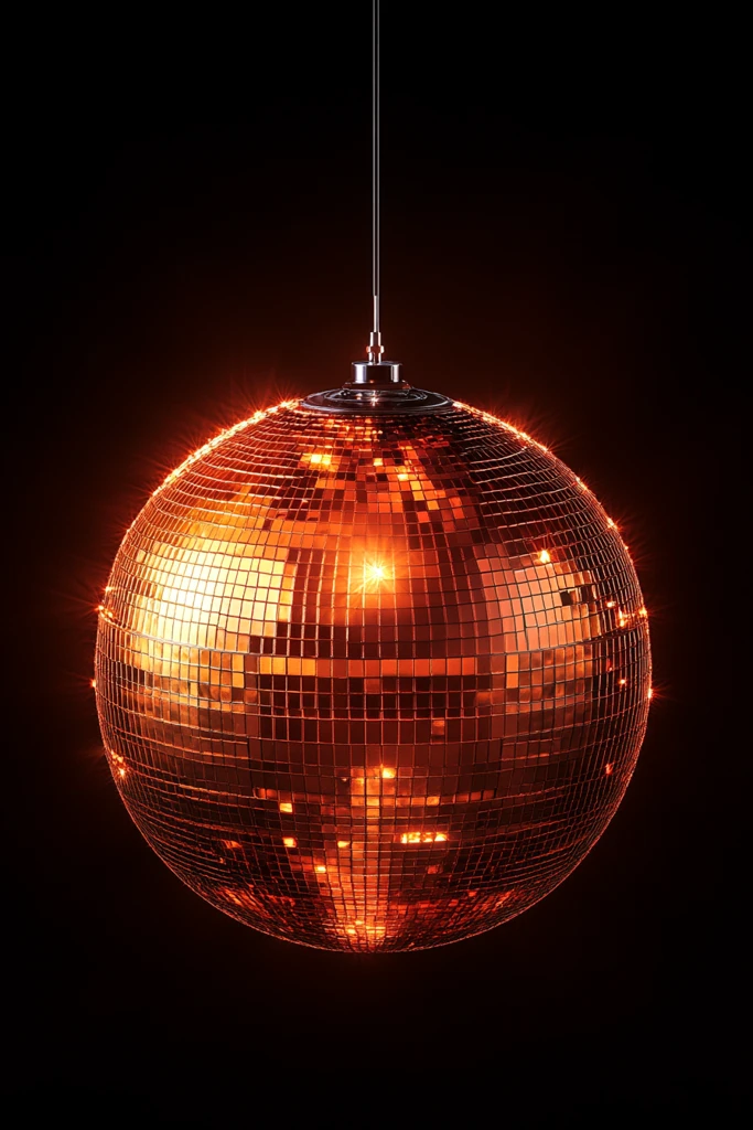 迪斯科球与瓷砖