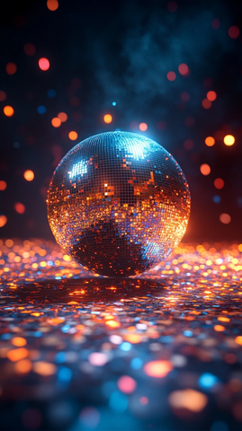 银色迪斯科球