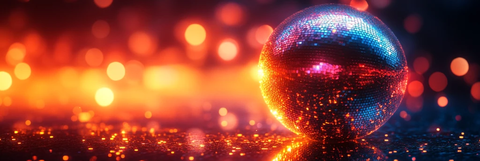 迪斯科球艺术特写