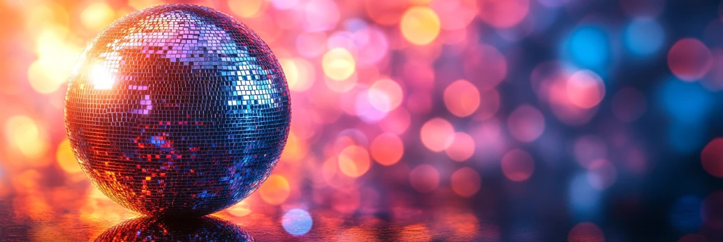 迪斯科球艺术特写