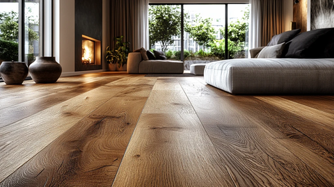 木地板特写视角