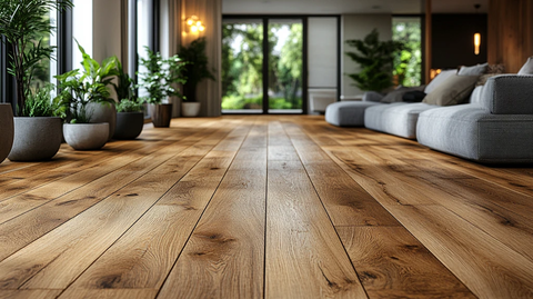 木地板特写视角