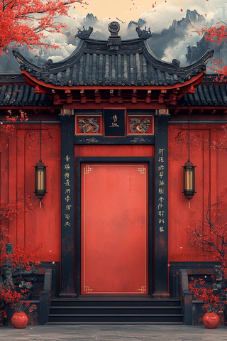 新年晚会海报空位