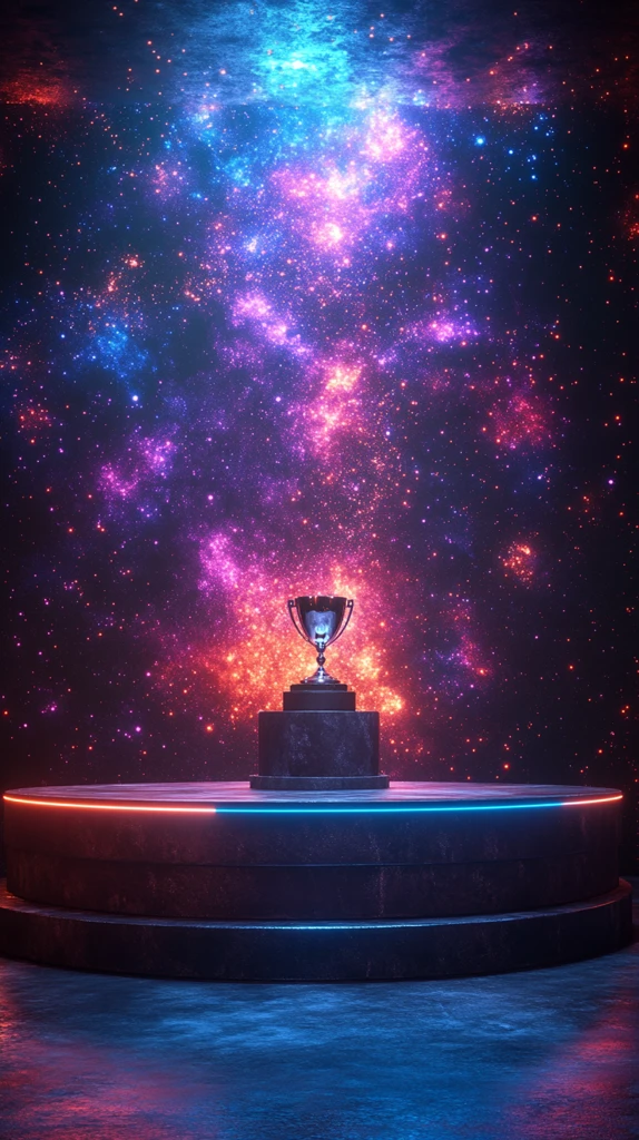 圆形演讲舞台背景