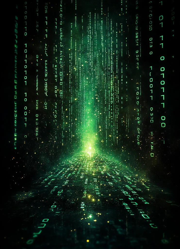 二进制数字背景