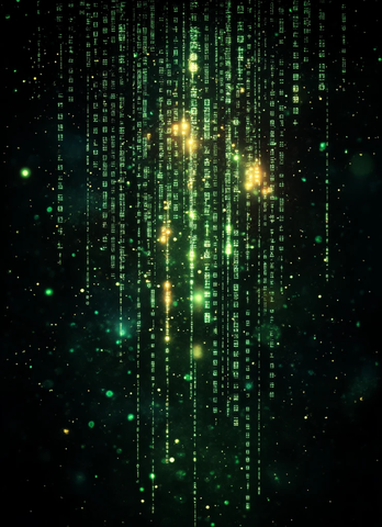 二进制数字背景