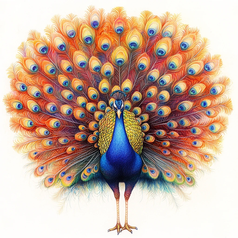 彩虹孔雀