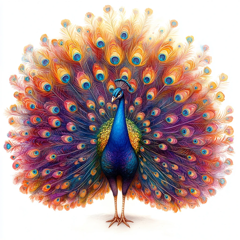彩虹孔雀